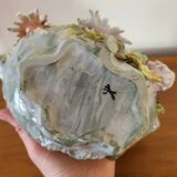 Small Ceramic Slip Pot Planter
