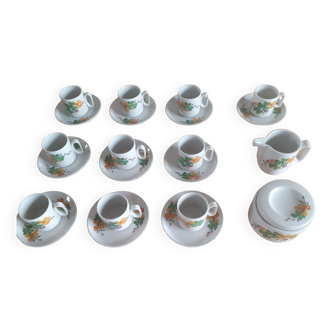 Coffee service, Italian Tognagna porcelain