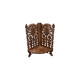 Antique French Walnut Corner Wall Console, late 1800s