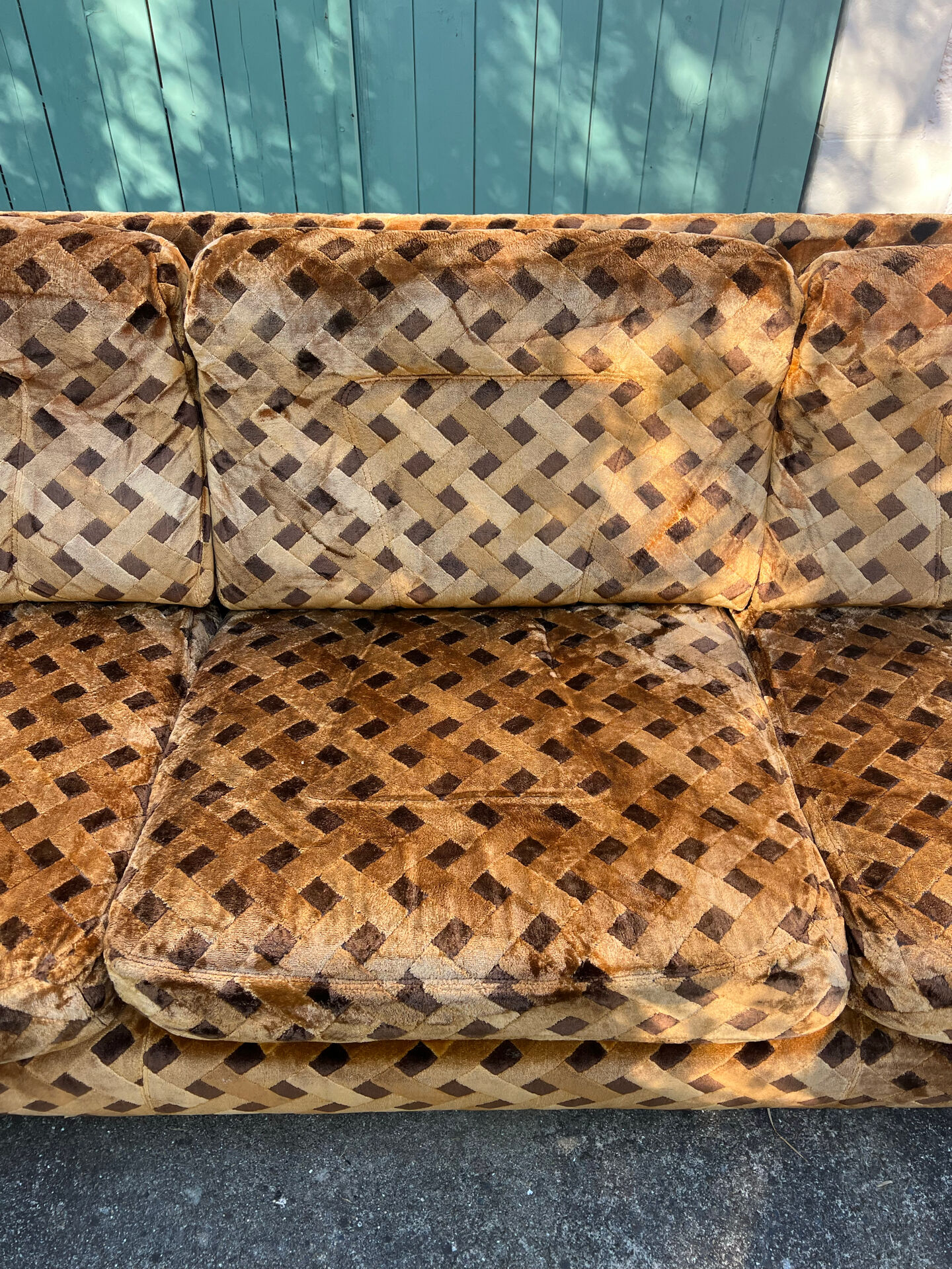 Modular corner sofa from the 70s in the style of Jacques Charpentier.