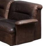 Vintage modular leather sofa from the 60s, 70s
