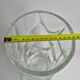 Sèvres crystal vase with rough glass pattern, 26 cm