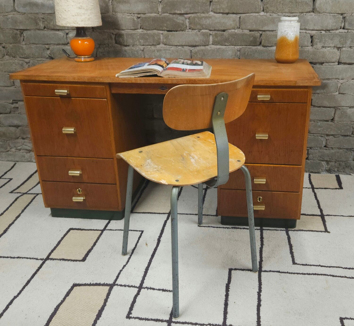Bureau Pfalzmöbel vintage année 1960