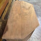 Small auxiliary buffet in sandblasted walnut - 1950s design