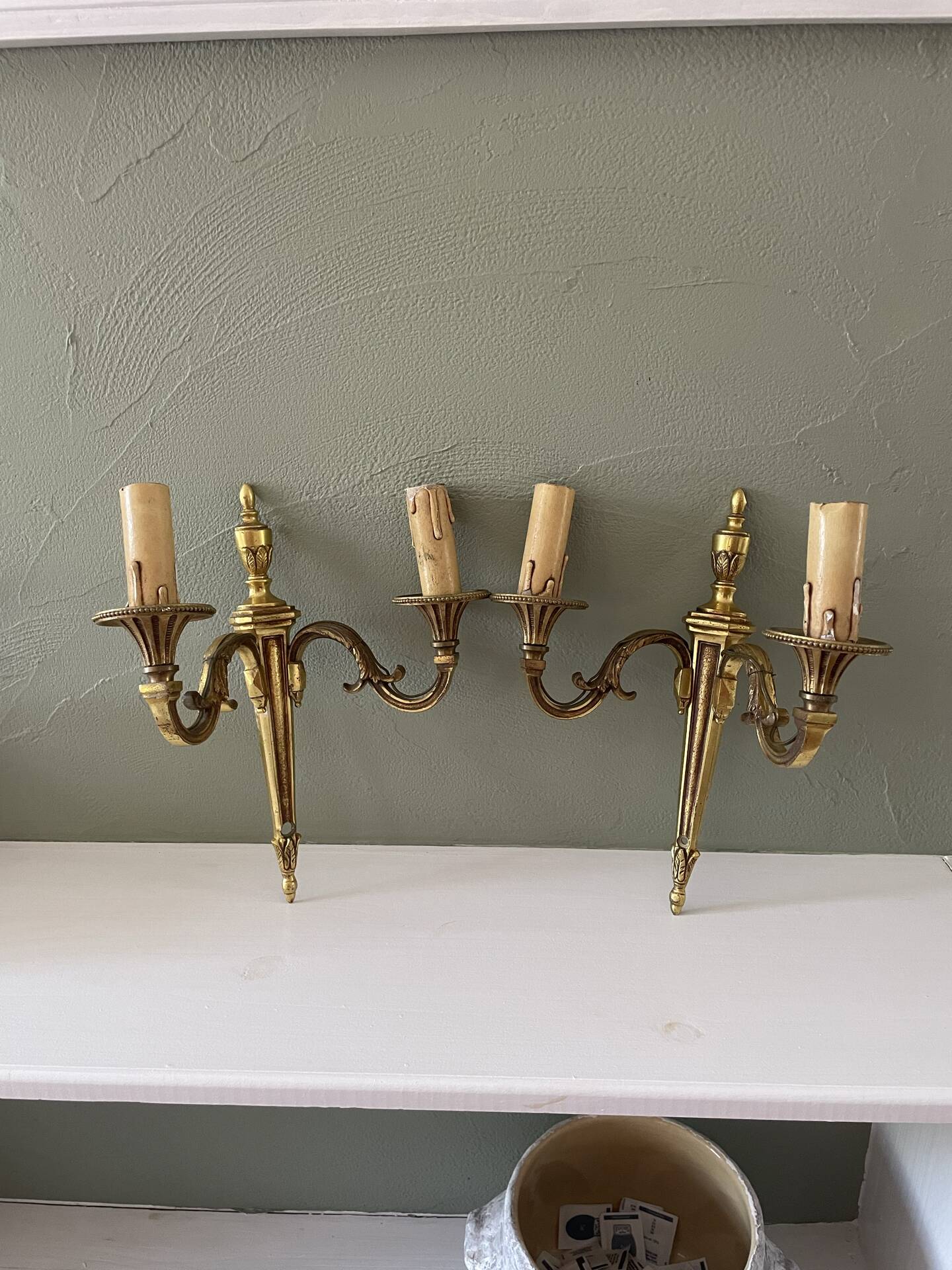 Napoleon style wall lights
