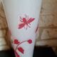 Art nouveau pantin's crystal vase