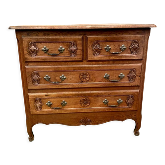 Neo rustic chest of drawers Louis XV XX century