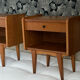 Paire de chevets 1960