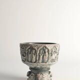 Gothic Ceramic Bowl or Jardiniere by Michael Andersen & Son, 1960s