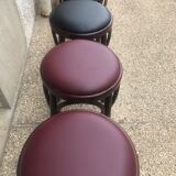 Suite de 4 tabourets de bistrot (assises neuves)