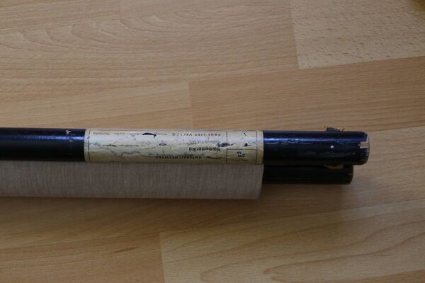 Carte murale de géographie allemande