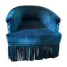 Oil blue toad armchair