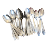 Set of 32 old Aluonickel spoons