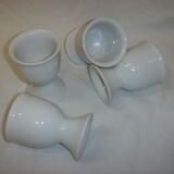 4 white porcelain cockroaches from 1970