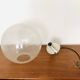 Large bubble glass pendant lamp by Peill and Putzler