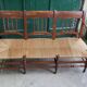 THREE-SEATER STRAW BANQUETTE PROVENCAL RADASSIER