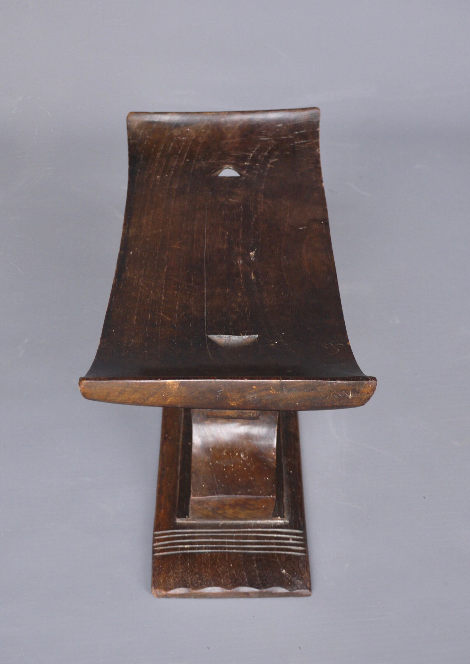 Antique african wooden ashanti stool