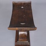 Antique african wooden ashanti stool