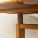 Unique dining/coffee table by Wilhelm Renz, 1950s, walnut, adjustable height