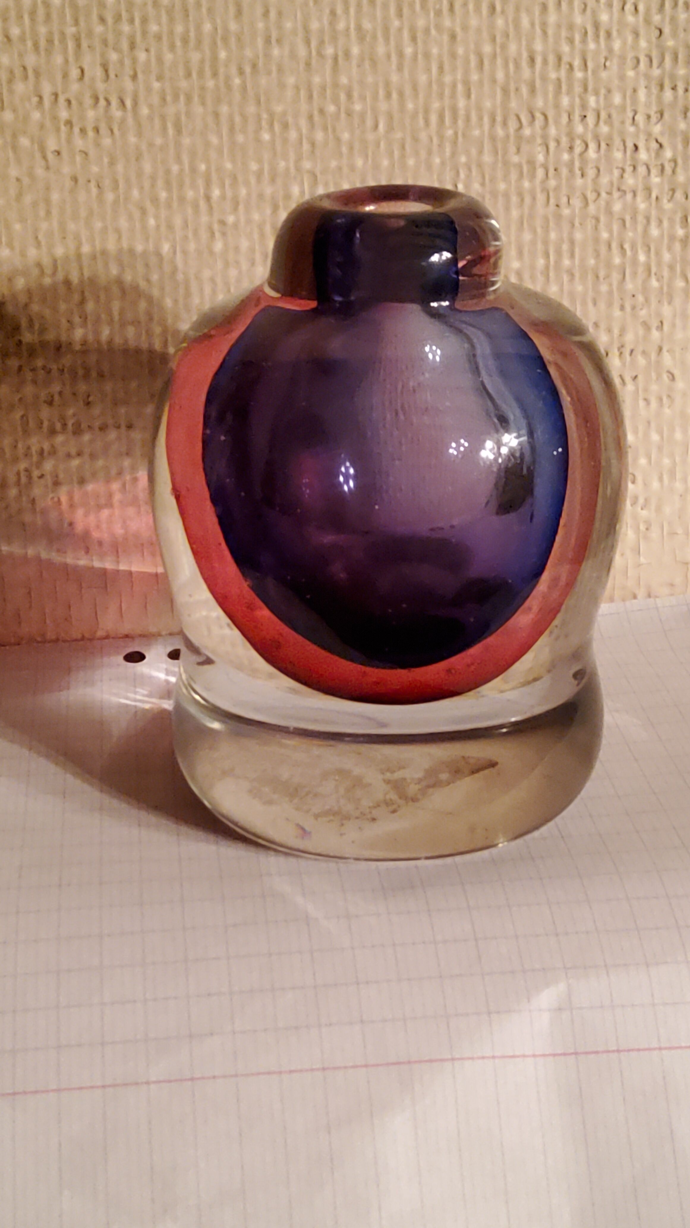 Murano glass vase from the 50s