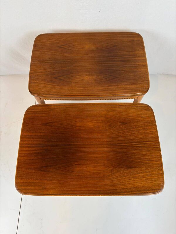 2 petites tables acajou-Suède années 60
