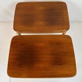 2 small mahogany tables - Sweden 1960s