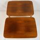 2 small mahogany tables - Sweden 1960s