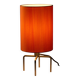 Mid-century Artiforte table lamp with orange textile shade, Netherlands, 1950s