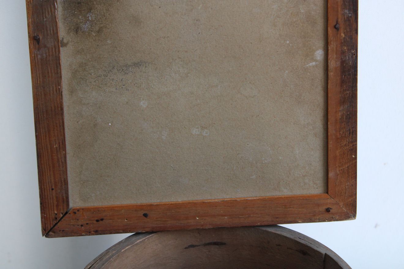 Wooden mirror