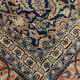 Large Vintage Indian Kashmiri Carpet Blue Wool Living Room Rug- 280x385cm