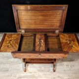 Louis XV Style Middle Side Table In Marquetry