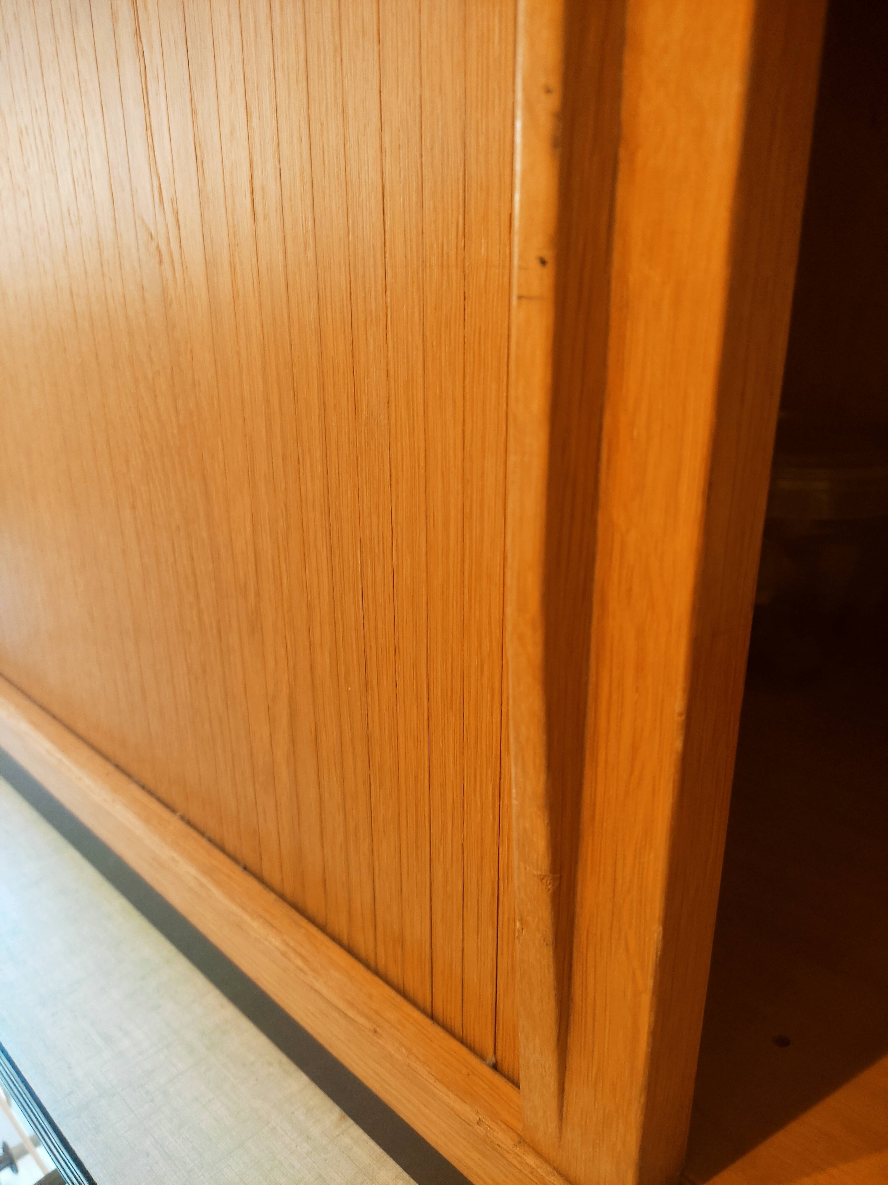 Solid beech office row