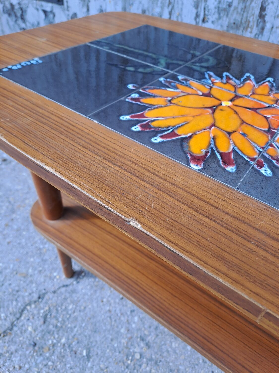 Vintage mosaic coffee table