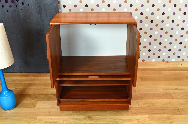 Scandinavian TV cabinet Scandinavian vintage teak 1970