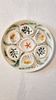 Interesting French porcelain oyster dish MBFA Pornic hand-painted marine M.