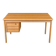 1960s 1970s Oak Writing Desk Sliding Top by Peter Løvig Nielsen for Løvig