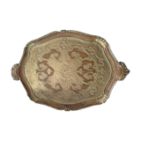 Venetian gilded wooden tray