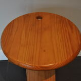 Folding pine stool in 70s
