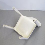 Set of 4 white Selene chairs by Magistretti Artemide