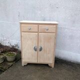 Buffet vintage en bois naturel