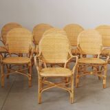 Fauteuil empilable en osier pour les espaces d'accueil extérieurs : une assise durable et élégante (1 article)
