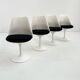 Set of 4 Tulip swivel chairs by Eero Saarinen for Knoll, 1960