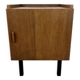 Chevet moderniste années 50, bois et métal, vintage