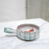 Caquelon vintage ceramic cup, Vallauris, France