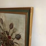 Tableau huile sur toile bouquet de fleurs