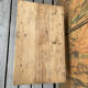 Raw wood coffee table