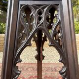 Neo-Gothic Walnut Saddle