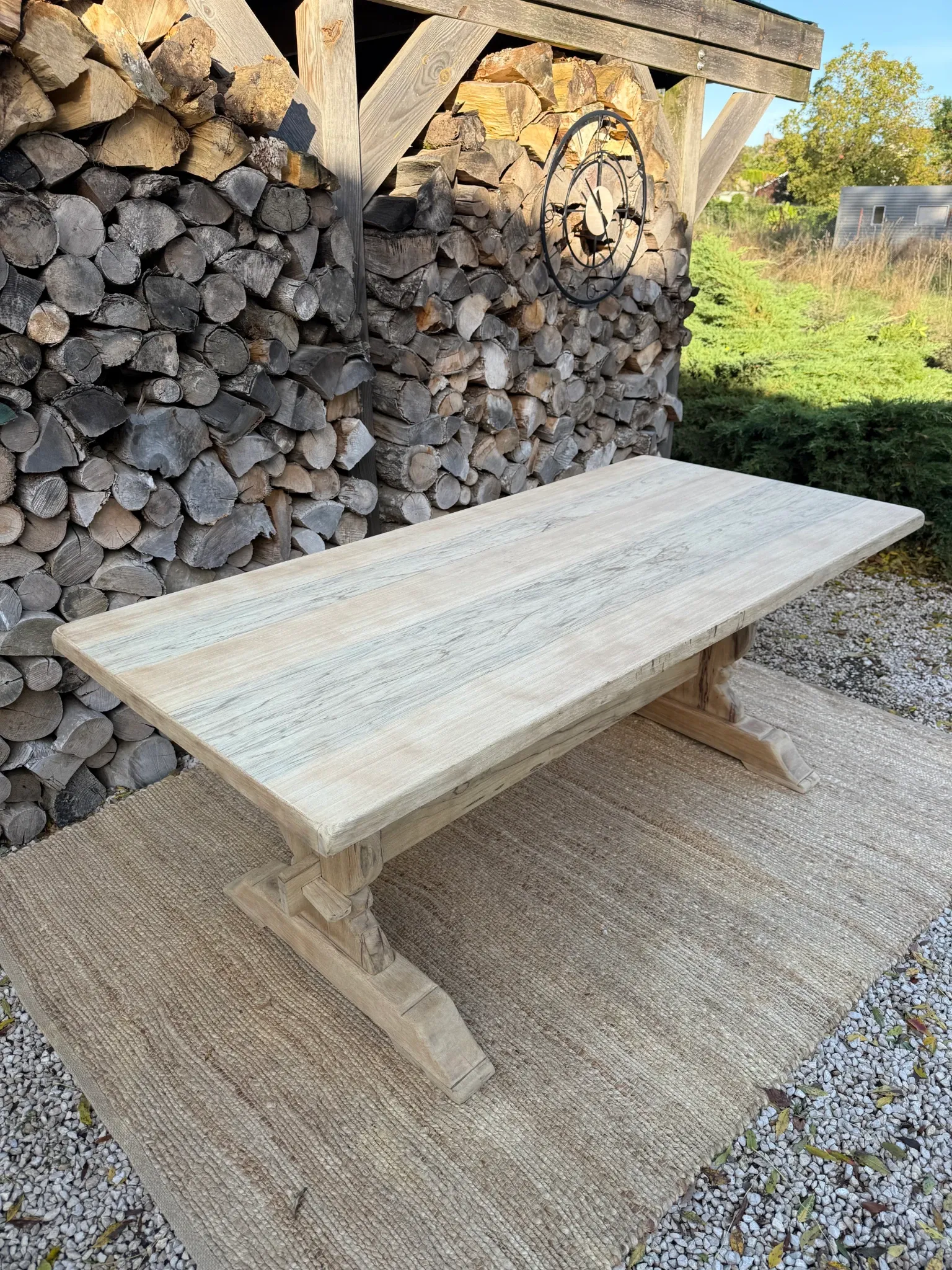 Table monastère 188cm frêne massif