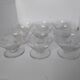 Engraved glass champagne glasses