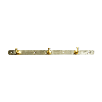 Golden bronze and black steel
